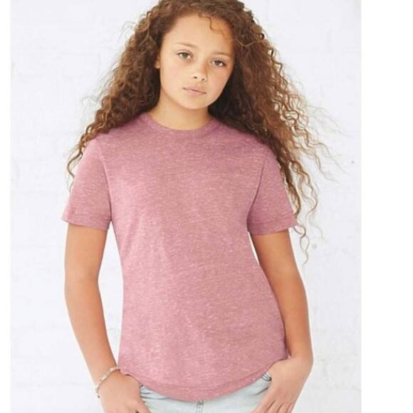 LAT Purple Melange Jersey Tee Youth Medium - Picture 3 of 3